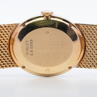 Piaget Rare Nephrite Jade Dial Diamond Bezel Mesh 18k YG Band