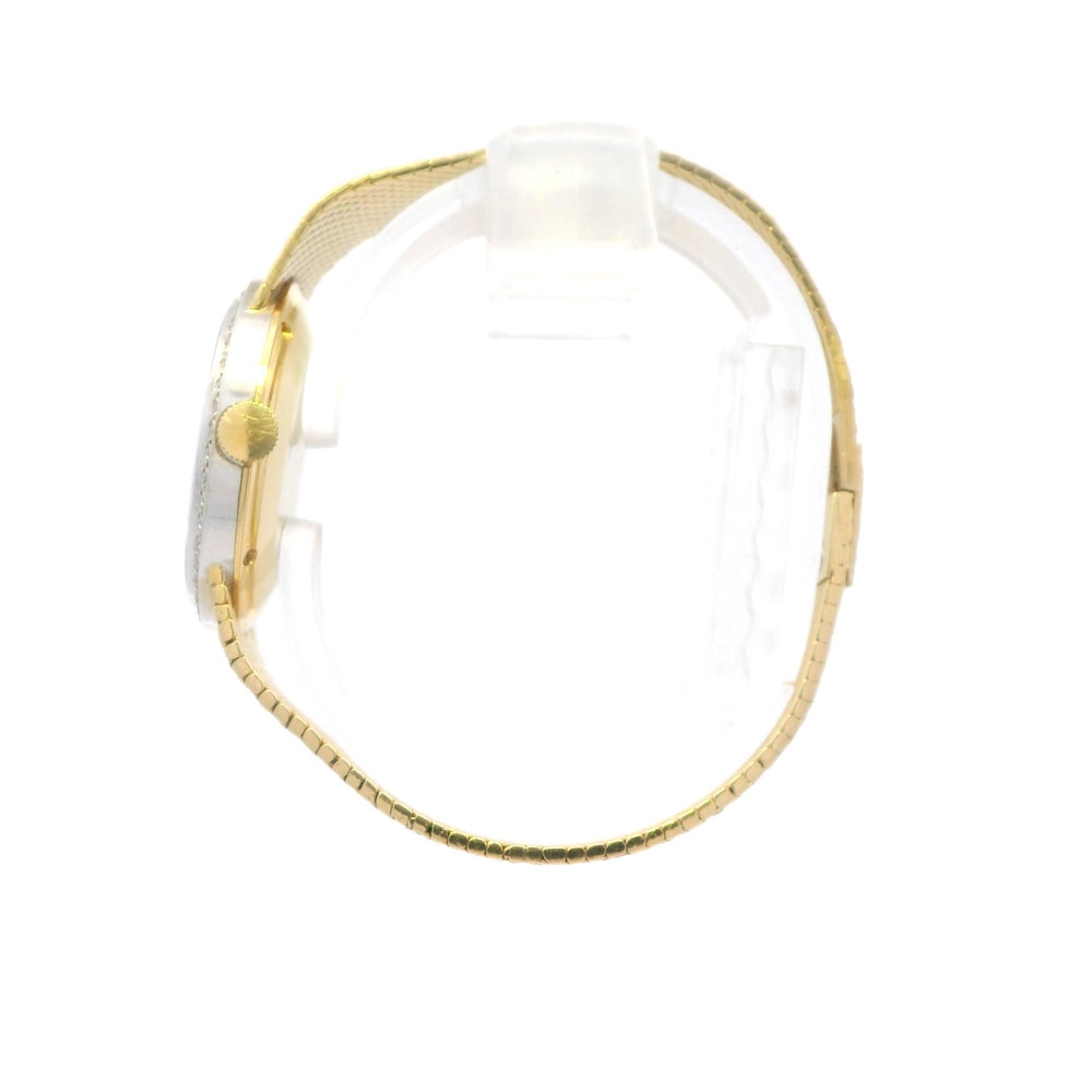 Piaget Rare Nephrite Jade Dial Diamond Bezel Mesh 18k YG Band