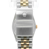 Rolex Datejust SS/YG 36mm Black Diamond Dial