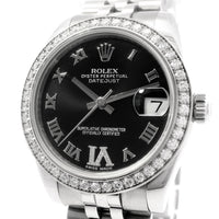Rolex Datejust Diamond Bezel SS 31mm 178384
