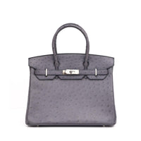 Hermès Birkin 30 Gris Ostrich (2011)