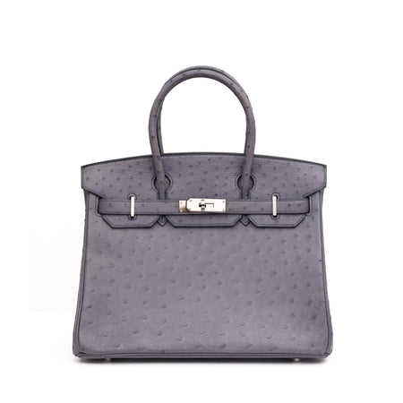 Hermès Birkin 30 Gris Ostrich (2011)