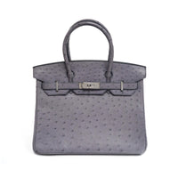 Hermès Birkin 30 Gris Ostrich (2011)