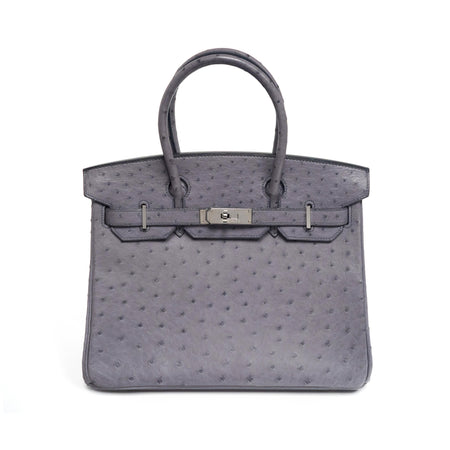 Hermès Birkin 30 Gris Ostrich (2011)