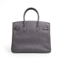 Hermès Birkin 30 Gris Ostrich (2011)