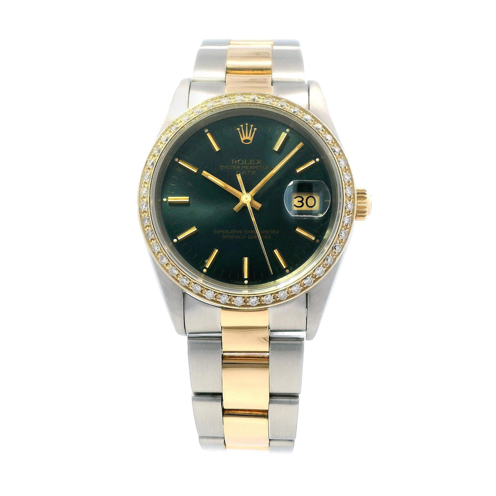 Rolex Date 34mm SS/YG 15223