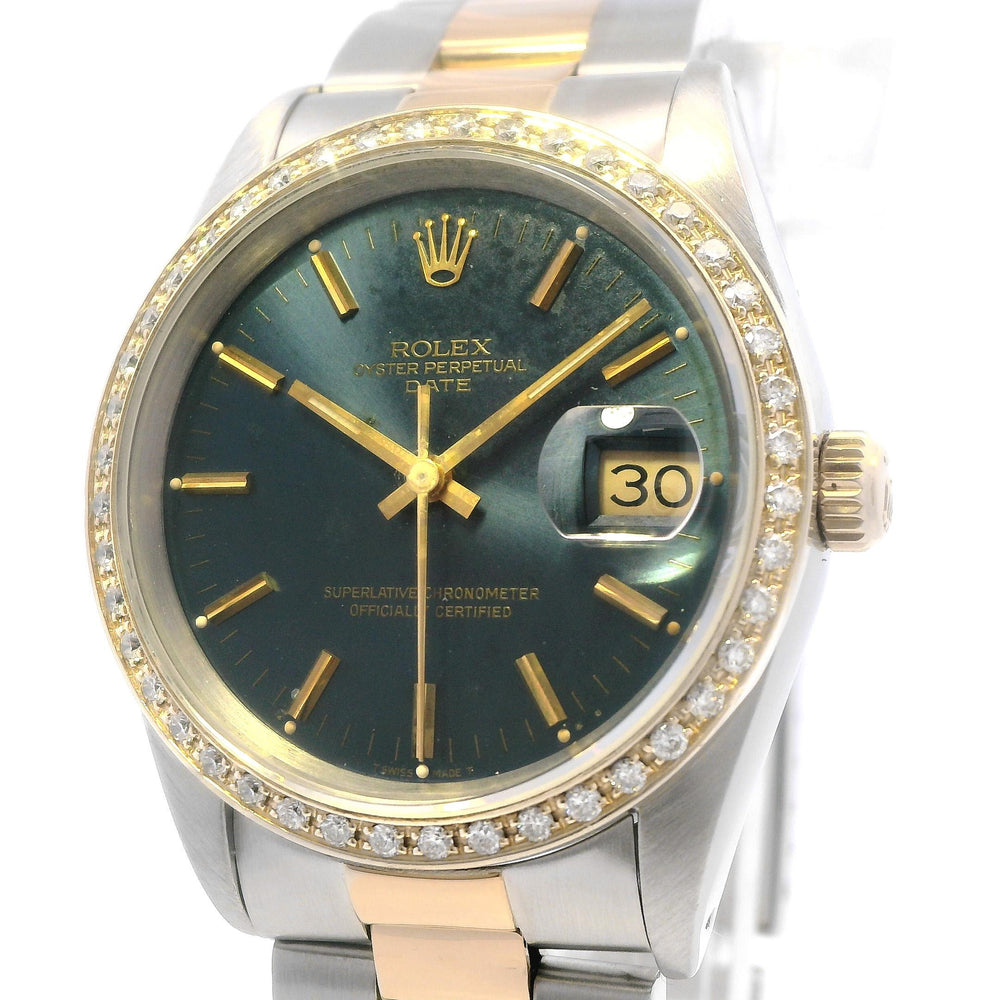 Rolex Date 34mm SS/YG 15223