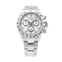Rolex Daytona SS White Dial 116520 B&P