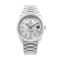 Rolex 40mm Day-Date Plat. Meteorite Dial 228236