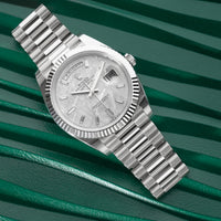 Rolex 40mm Day-Date Plat. Meteorite Dial 228236
