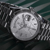 Rolex 40mm Day-Date Plat. Meteorite Dial 228236