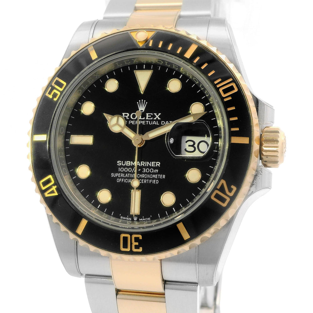 Rolex Submariner Black SS/YG 126613