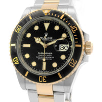 Rolex Submariner Black SS/YG 126613