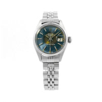 Rolex Date 26mm SS 6916 Tiffany & Co Patina Dial