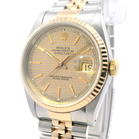 Rolex Datejust 36mm Houndstooth Dial 16233