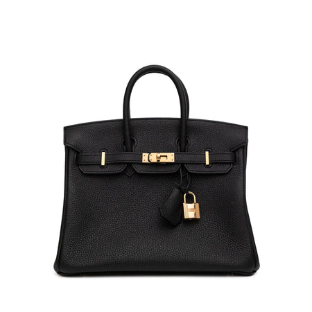 Hermes Birkin 25 in Black with Gold Hardware (2021)