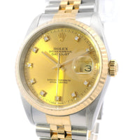 Rolex Datejust 36mm SS/YG 16233 B&P