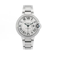 Cartier Ballon Bleu SS 33mm Diamond Bezel W4BB0023 card