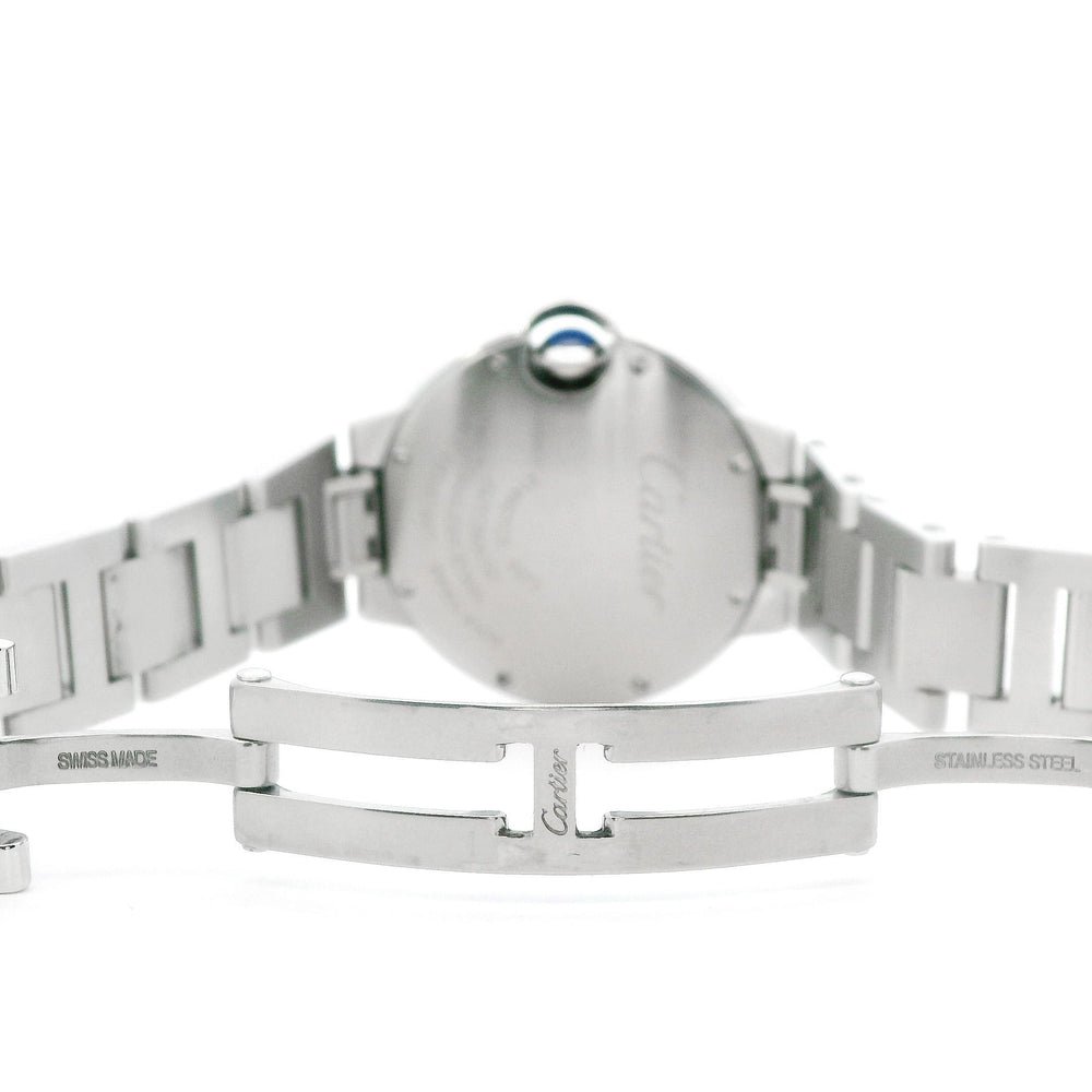 Cartier Ballon Bleu SS 33mm Diamond Bezel W4BB0023 card