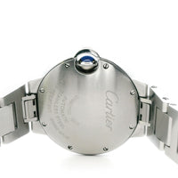 Cartier Ballon Bleu SS 33mm Diamond Bezel W4BB0023 card