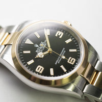 Rolex Explorer SS/YG 124273 card