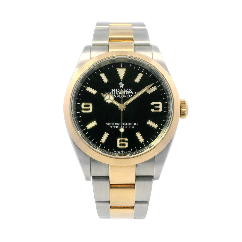 Rolex Explorer SS/YG 124273 card