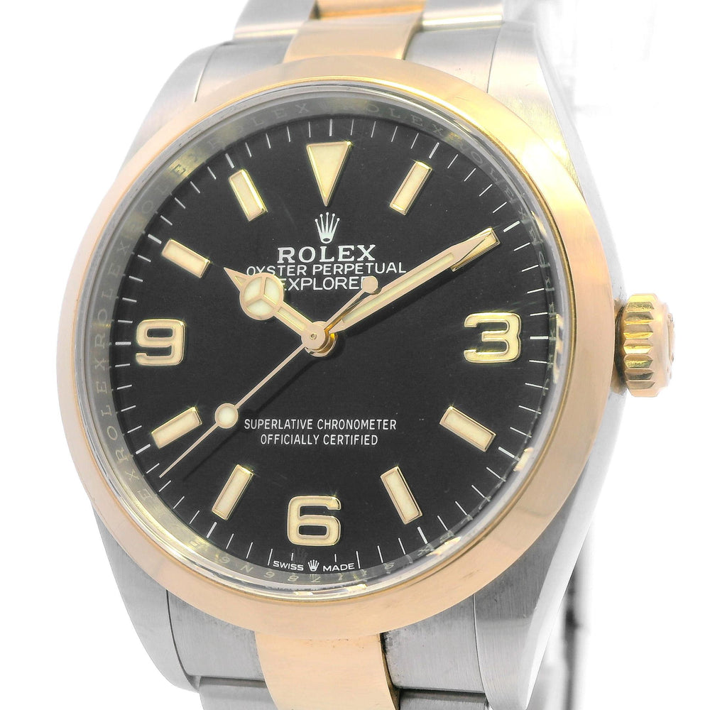 Rolex Explorer SS/YG 124273 card