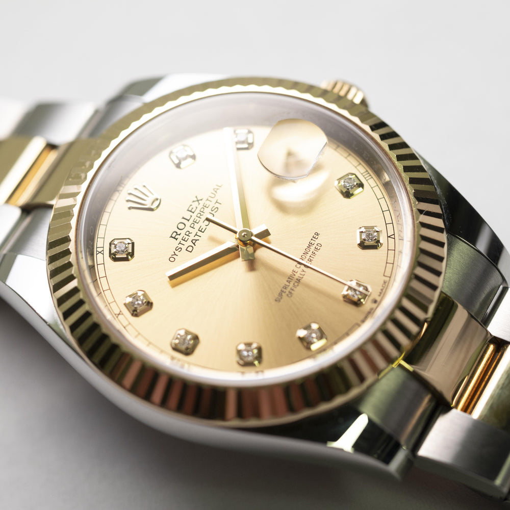 Rolex Datejust 126333 Diamond Dial SS/YG 41mm