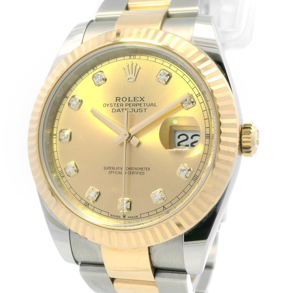 Rolex Datejust 126333 Diamond Dial SS/YG 41mm