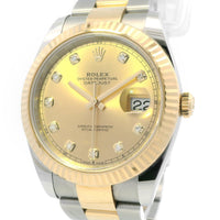 Rolex Datejust 126333 Diamond Dial SS/YG 41mm