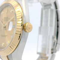 Rolex Datejust 126333 Diamond Dial SS/YG 41mm