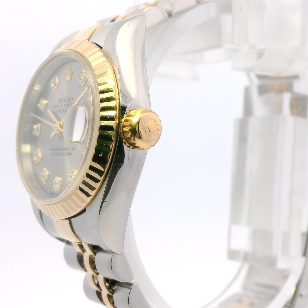 Rolex Datejust 26mm SS/YG Diamond dial 69173