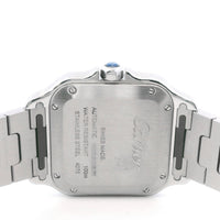 Cartier Santos SS Large w/Diamonds 4075