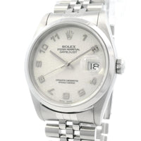 Rolex Datejust 36mm SS Anniversary Dial 16200