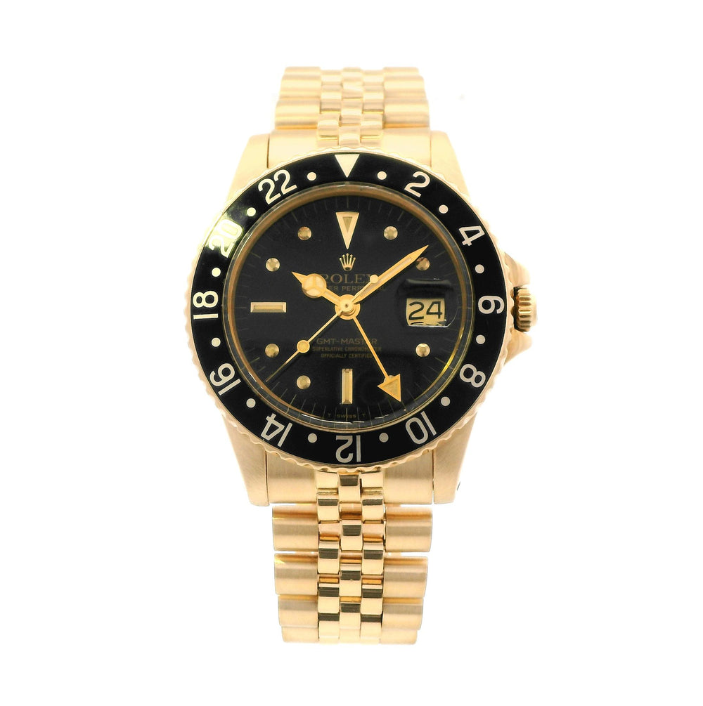 Rolex GMT Master 18ky YG 1675