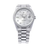 Rolex Day-Date Platinum Diamond Bezel & Dial 18346