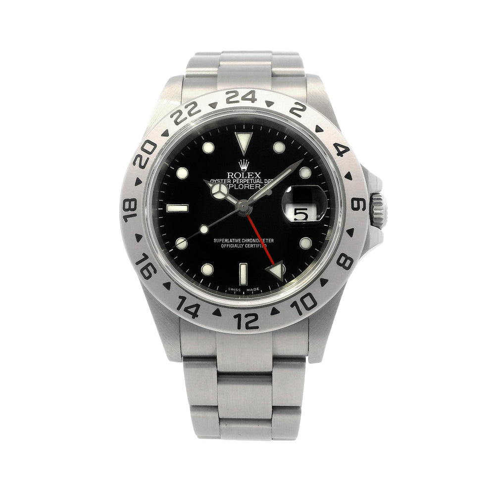 Rolex Explorer II 2007 SS 16570 Black Dial