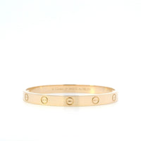 Cartier Love Bracelet 18ky Sz 17