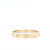 Cartier Love Bracelet 18ky Sz 17