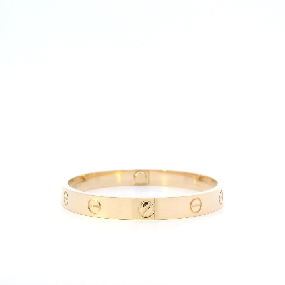 Cartier Love Bracelet 18ky Sz 17