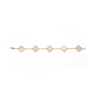 Van Cleef & Arpels MOP 18ky Alhambra Bracelet
