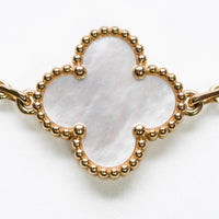 Van Cleef & Arpels MOP 18ky Alhambra Bracelet