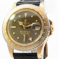 Rolex GMT Master 18ky YG/SS 1675 Custom Buckle