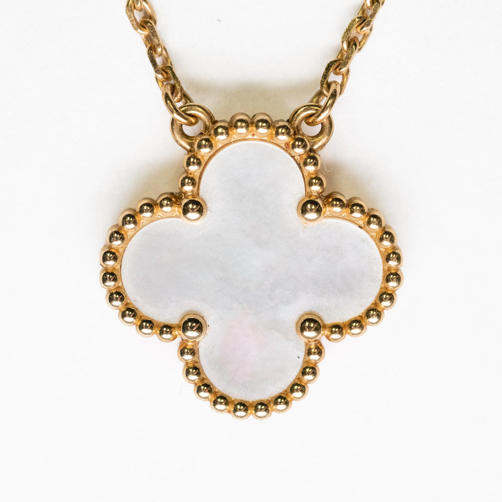 Van Cleef & Arpels MOP Motif Necklace