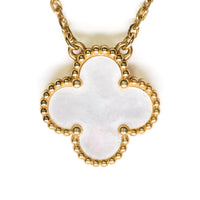Van Cleef & Arpels MOP Motif Necklace