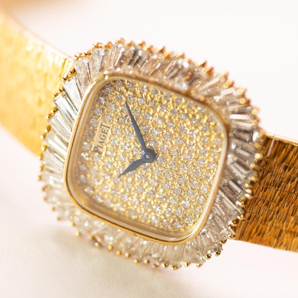 Piaget Diamond Ladies Vintage 18ky Mesh band