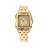 Cartier Panthere Double Diamond Halo & Diamond Dial 1280-2