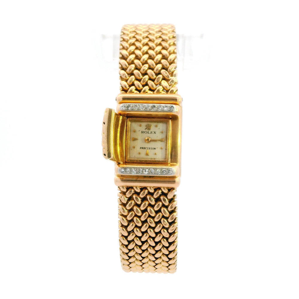 Ladies Rolex Dress Watch Mesh bracelet 18ky