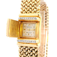 Ladies Rolex Dress Watch Mesh bracelet 18ky