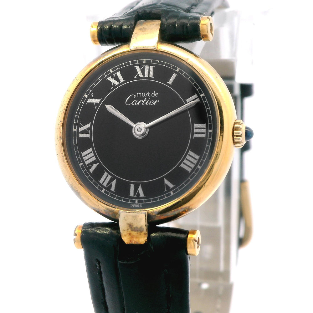 Cartier Vermeil Must de Cartier Vendome Cracked Dial